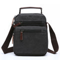 ZUOLUNDUO  Unisex Men Simple Canvas Blank Messenger Crossbody Bags