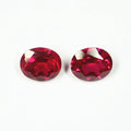 Wholesale 5A Oval Shape Lab Created Ruby Stone Loose Ruby Synthetic Gemstones for Jewelry