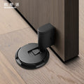 Modern Design Black Zinc Alloy Door Stopper Stainless Steel Wood Door Punching Pasting Installation Hotels Furniture Dining Home