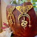 Fashion Lovely Shinning Stars Snakes Bohemian Earrings for Women Girls Long Earrings Cute Boho Jewelry Gifts