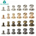 MZhardware 4/5/6/7/8/9/10MM Round Knob Rivets Metal Monk Head Screws Studs Alloy Nail BuckleTack Cloth Button Bag Leather Crafts
