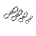 Snap Hook 304 316 Stainless Steel Carabiner bag carabiner Spring hook carabine Camping Climbing Secure Lock