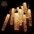 Factory Wedding Props Fan-line Glass Column Ceiling Light Wedding Hall Hotel Ceiling Decorative Light