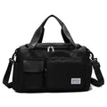 Fashion Waterproof Custom Leather Travel Shoe Spend Da Night Duffle Bag for Men