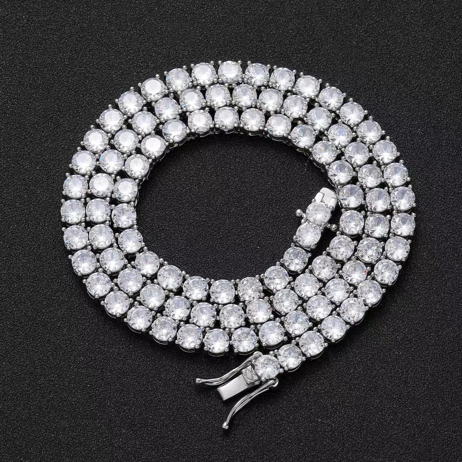 Wholesale Trendy Tennis Chain Necklace Iced Chain