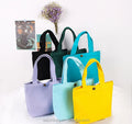 Eco Friendly Creamy Beige Black Blank Reusable Cotton Shopping Bag Canvas Plain Tote Bags With Logo for Women Shoulder Grocery
