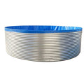 Industrial PVC Tarpaulin Galvanized Equipment Indoor Plastic Biofloc Fish Farming Pond for Ras Aquaculture System Tank