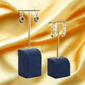 High End metal jewelry earrings display props PU earrings display rack live earrings photography display stand for jewelry show