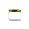 Customized Heat Resistance Glass Jar Body Butter Cream Jars With Lids 250ml