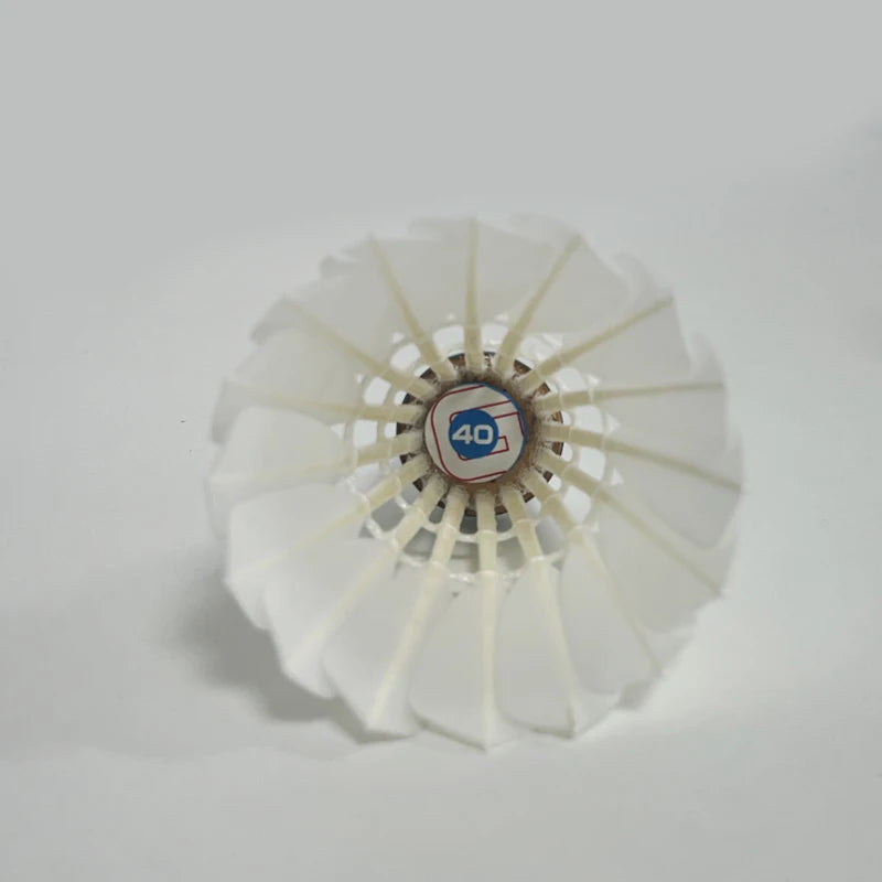 Super Durable 4th Class Goose Feather Badminton Shuttlecock 3-Layer Cork Blade Plume From China Factory