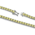 Cadermay D VVS Yellow and Colorful Sterling Silver 925 3mm 4mm 5mm Trendy Hip Hop Jewelry Iced Out Tennis Bracelets