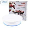 High-quality Baking Accessories Cake Decorating Supplies Kit White Plastic Decorating Turntable Tools Rotating Cake Decorating