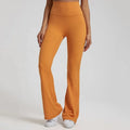Women High Waist Soft Stretchy Brushed Lightweight Quick Dry Flare Pants