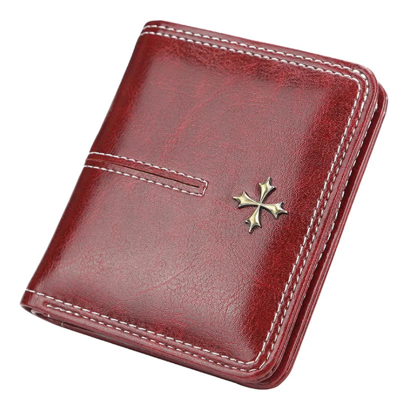 2026 New Design Girls Wallet Bag Hot Selling Ladies Retro Short Purses Simple Fashion Women Card Holder Brand Coin Bag Wallet
