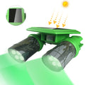 Outdoor Solar Motion Light Feeder with IP54 Waterproof 19-32ft Sensing Distance & Auto Night Mode for Animal Game Feeding