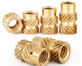 M2 M3 M4 M5 M6 M8 Brass Threaded Heat Stake Heat Set Insert for Plastic