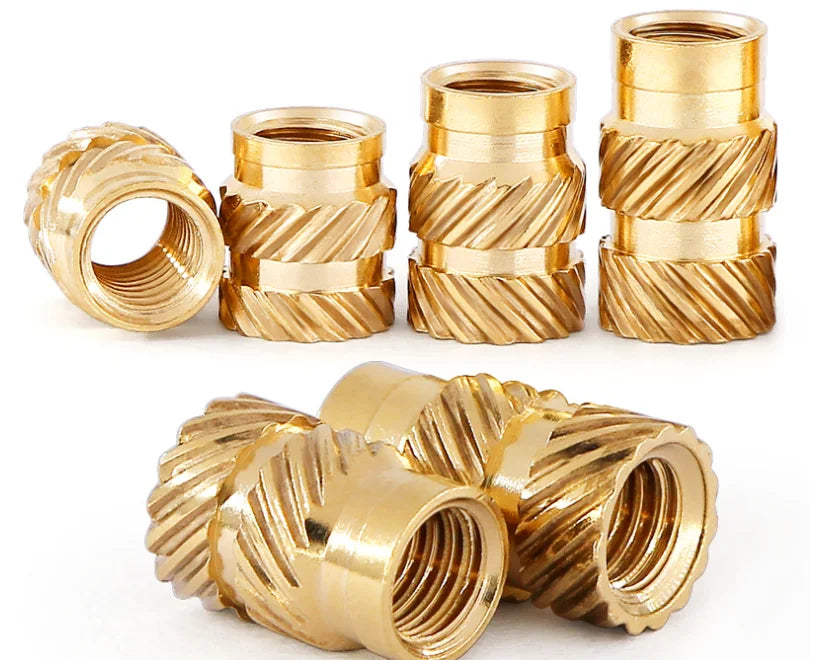 M2 M3 M4 M5 M6 M8 Brass Threaded Heat Stake Heat Set Insert for Plastic