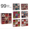 Christmas Ball Ornaments 99PCS Shatterproof Christmas Tree Ornaments Plastic Ball Decorations with String Perfect Hanging Ball