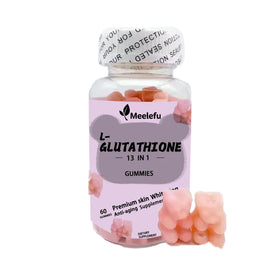 OEM Private Label Vegan Collagen Vitamin C E Skin Whitening L-Glutathione Gummies for Teenagers & Adults 180g