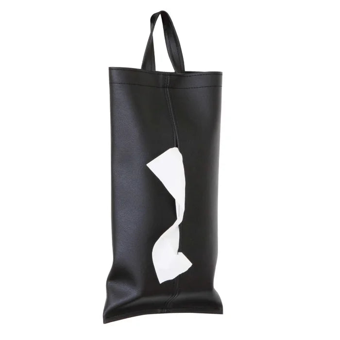 Hanging Tissue case PU Leather Car Tissue Cover Bathroom Tissue Cover Wall Hanging Kitchen Paper Wet Wipes Multipurpose Gift