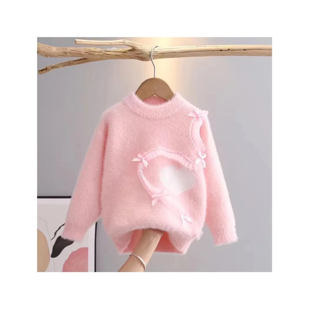 Wholesale  Autumn Winter  Girls Sweater Cute Princess Clothing    Little Girls Outfits