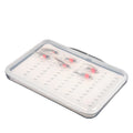 MEIRUN Transparent S M L Size Fly Hook Box Fly Fishing Hook Box With Foam Waterproof Durable Fishing Box  Pesca