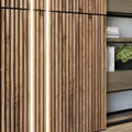Led Kit Acoustic Panels Led Light 3D Wood Slat Panel for Wall Decoration