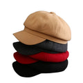 Wholesale Fashion 8 Panels Winter Wool Felt Baseball Newsboy Beret Hat for Women
