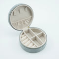 Logo Printed Luxury Organizer Ring Earrings Velvet Gift Jewelry Packaging Custom Jewellery Box