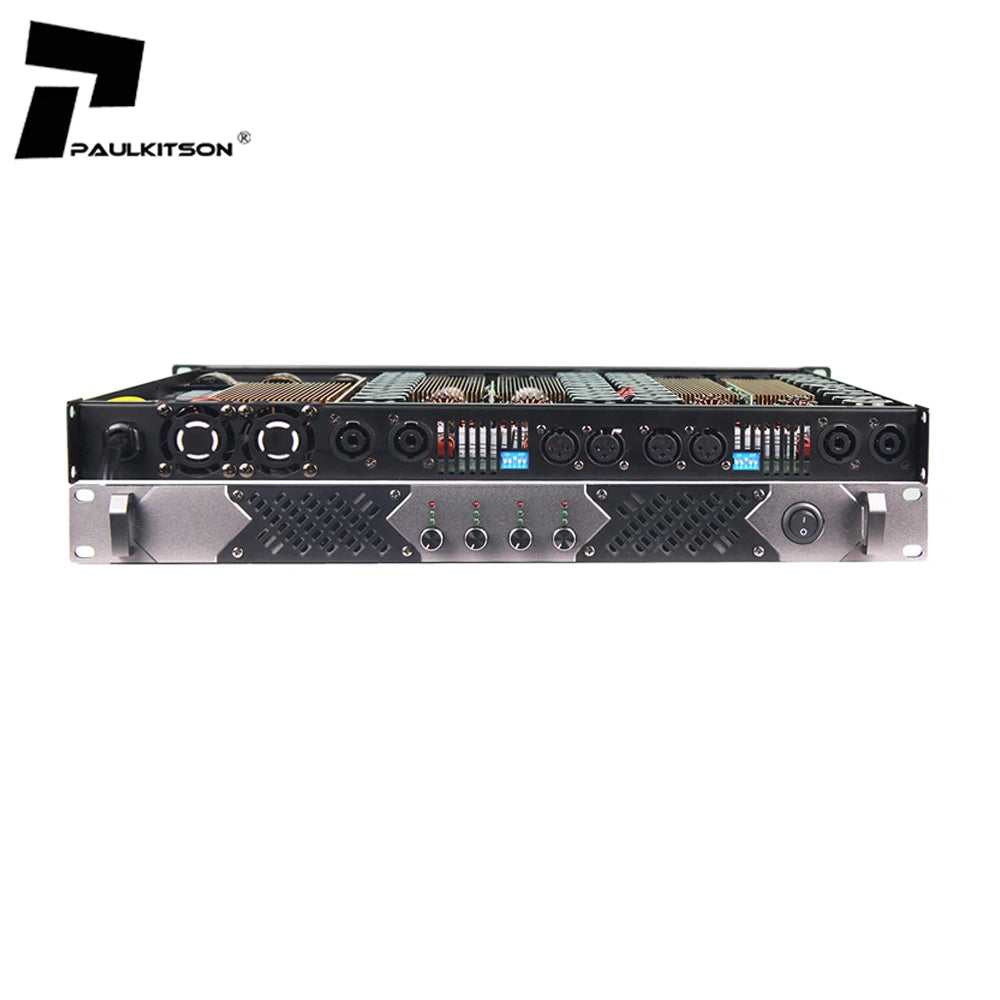 XT4000 Professional Class D Digital Power Amplifier 4000 Watts Metal Shell for Stage Use