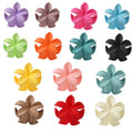 MIO Candy Color Small 4 cm Flower Hair Claw Clip Hawaiian Flower Hair Claw Pure Fashion Claw Clamp for Lady Women