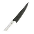 Yjamber Hot Selling 10CR15MOV 3 Layer Steel Chef Knife with Resin with Aluminum Mesh Handle