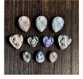 VIP Design Carved Irregular Shape Heart Teardrop Cameos Customized Size and Shape Hand Made for Jewellery Making