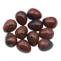 DIY Mahogany Obsidian Gemstone Eggs Natural Healing Stone for Meditation & Positive Energy Gemstone Reiki Healing and Crystal