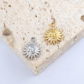 Baroque Retro Styles Stainless Steel Charms Sun Smiling Face Pendant for DIY Jewelry Making (SZ079)