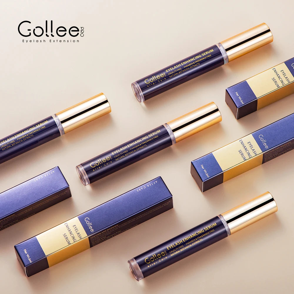 Gollee Lash and Brow Serum Vegan Vendors Products Empty Tube Vegan Private Label Advanced Eye Lash Oil Lash Growth Serum