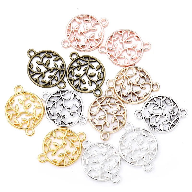 YuenZ 6color Life Tree Charm Accessories Parts Connector Pendants for DIY Earrings Bracelet Necklace Jewelry Making 15*21mm Q272