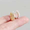 2025 Women Wholesales Elegant Design S925 Gold Plated Olive Leaf Luxury Earrings