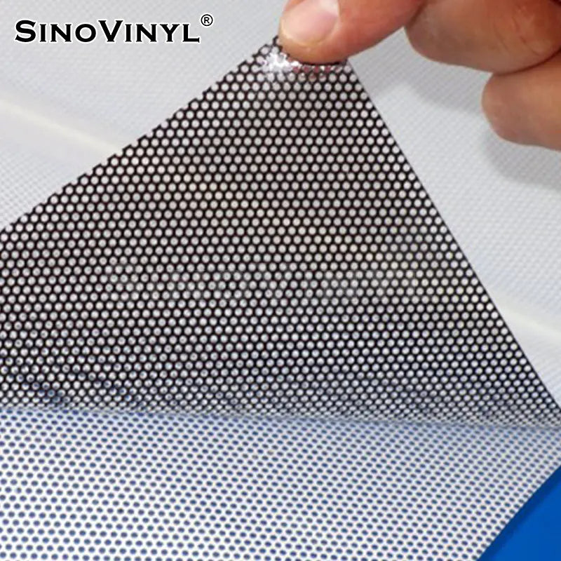 Glass Sticker One Way Vision Self Adhesive PVC Vinyl Paper