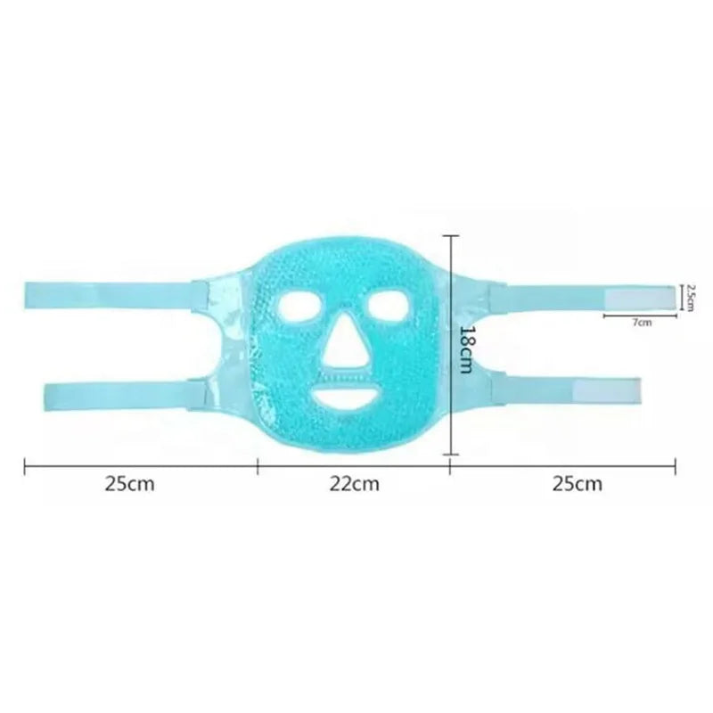 Relax Your Face Hot and Cold Therapy Reusable Face Ice Mask Gel Pack Reduce Face Puff Cool Ice Modeling Mask
