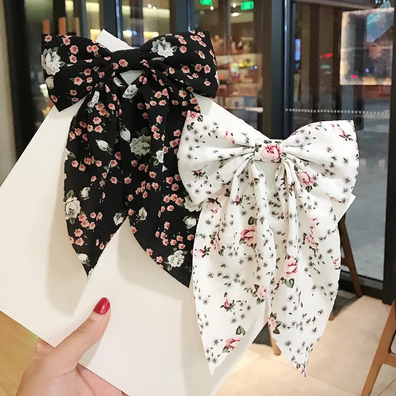 Women Barrettes ClipPonytail Holder Hair Accessories Big Size Elastic Hair Bands