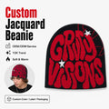 Custom Logo Jacquard Knit Beanie Crafted for Independent Streetwear Labels Launching Limited Drops with Y2K Graphic Beanie MegaBDM