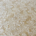 New White Elegant Embroidered 100% Polyester Fabric Wedding Dress Children's Performance Dress Curtain DIY Headdress Handmade