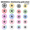 MEROCA Aluminum Body Metal Bearing Rear Derailleur for Peilin Mountain Bike Road Bike 11T 13T