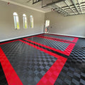 Arlott Modular Interlocking Plastic Garage Vented Floor Tiles Graphic Design Solution for Car Detailing Vinyl Flooring for Villa