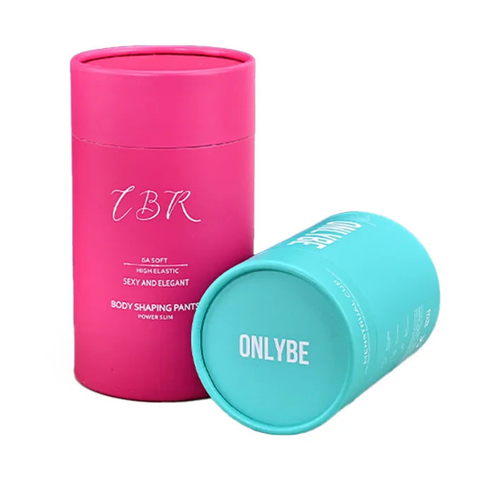 Luxury Custom Perfume Packaging Tube Gift Round Rigid Paper Box with Rope