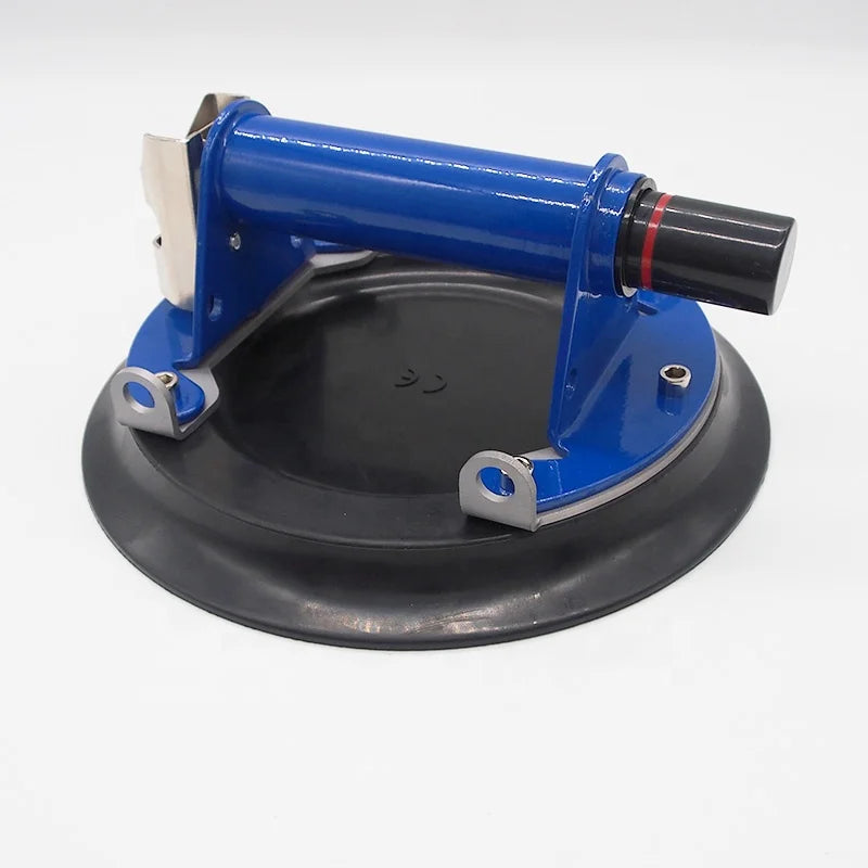 Industrial Grade 8" 200mm Steel Handle Pump Lifter Hand Held Vacuum Suction Cup Carrying Tool for Stone Glass Metal