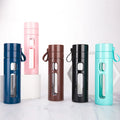 FX Factory Custom Logo Printing Business Gift High Borosilicate Glass Sports Bottle Tea Maker Water Bottles With Filter