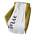 Soft Cozy Thick 2 Layers Warm Digital Print Custom Design Flannel Fleece Marriage Blankets for Couples