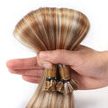 Wholesale Natural Wave Hair Extension Flat Tip Vendors Virgin Remy Hair Extension Flat T Tip Long Flat Tip Human Hair Extension